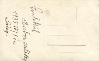 Dévény, Franz Bieber Restaurant, autobus, signature on the back side