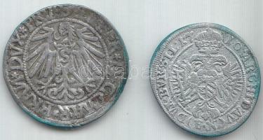 1544+1710. 2db Ag fémpénz T:vegyes