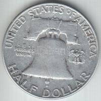 Amerikai Egyesült Államok 1952. 1/2$ Ag "Franklin" T:2-,3
USA 1952. Half Dollar Ag "F...