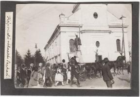 1938 Sarkad, képviselőválasztás, kartonra ragasztva, 8x11 cm