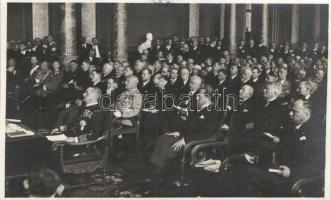 1934 Budapest, Mezőgazdasági Kongresszus, Horthy Miklós, Engelbert Dollfuss, József főherceg, photo