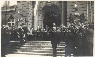 1934 Budapest, Mezőgazdasági Kongresszus megnyitása, Horthy, Gömbös, photo