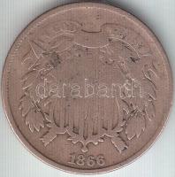 Amerikai Egyesült Államok 1866. 2c T:3
USA 1864. 1 Cents C:F
Krause KM#94