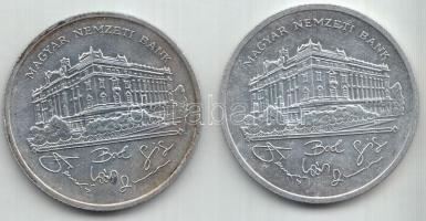 1992. 200Ft Ag "MNB" (2x) T:2