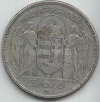 1930. 5P Ag "Horthy-jobbra" T:3 Adamo P8