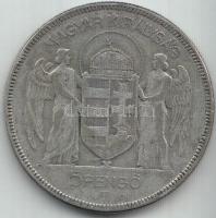 1930. 5P Ag "Horthy-jobbra" T:3
Adamo P8
