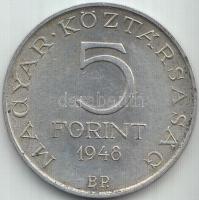 1948. 5Ft Ag "Petőfi" T:2-