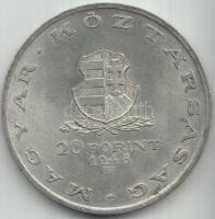 1948. 20Ft Ag "Táncsics" T:2-
Adamo EM3