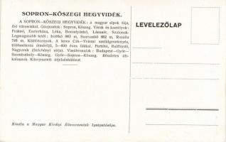 Sopron-Kőszegi Hegyvidék, MÁV turisztikai reklám / Hungarian State Railways tourism campaign s: Ando...