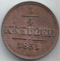 Ausztria 1851A 1/4Kr T:2
Austria 1851A 1/4 Kreuzer C:XF
Krause KM#2180