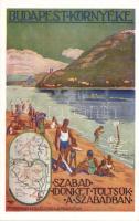 Budapest környéke, MÁV belföldi turisztikai reklám / Hungarian State Railways tourism campaign s: Andor L.