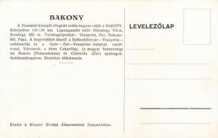 Bakony, MÁV turisztikai reklám / Hungarian State Railways tourism campaign