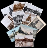 Képeslapgyűjtemény, 1.700-1.800 főleg használatlan képeslap, zömmel európai városképek  kevés magyar...
