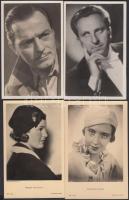 10 db RÉGI, jó minőségű SZÍNÉSZ motívumú képeslap / 10 old motive cards, actors, good quality