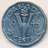 Kanada 1944. 5C "VI. György" T:2- Canada 1944. 5 Cents "George VI" C:VF Krause KM#40a