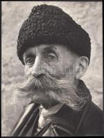 cca 1980-1990 Ismeretlen szerző: Portré, jelzetlen vintage fotóművészeti alkotás, 24x18 cm