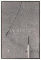 1987 Ország László: Cím nélkül, jelzetlen vintage fotóművészeti alkotás, 18x12 cm