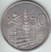 Belgium 1958. 50Fr Ag "Balduin király" T:2
Belgium 1958. 50 Francs Ag "King Balduin&q...