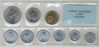 1976. 2f-10Ft 9db klf érmés forgalmi sor fóliatokban T:1