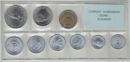1981. 2f-10Ft 9db klf érmés forgalmi sor fóliatokban T:1
