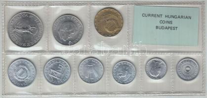 1982. 2f-10Ft 9db klf érmés forgalmi sor fóliatokban T:1
