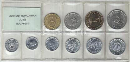 1985. 2f-20Ft 10db klf érmés forgalmi sor fóliatokban T:1