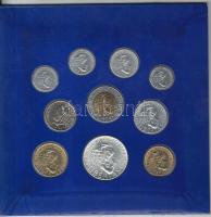 San Marino 1994. 1L-1000L 10db-os forgalmi sor dísztokban T:1 San Marino 1994. 1 Lire, 2 Lire, 5 Lire, 10 Lire, 20 Lire, 50 Lire, 100 Lire, 200 Lire, 500 Lire, 1000 Lire Ag Mint Set in original paper case C:UNC