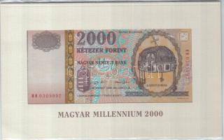 2000. 2000Ft "Millennium" eredeti díszcsomagolásban T:I Adamo F56A