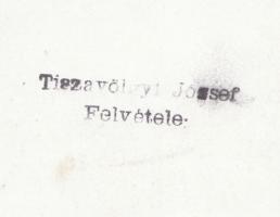 1956 Tiszavölgyi József: Halpiac, vintage szociofotó, pecséttel jelzett, aláírt, 12x17 cm