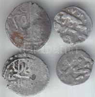 4db középkori iszlám ezüstpénz T:vegyes 4pcs of medieval Islam silver coins C:mixed