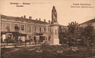 Kolomyia Karpinski monument, the shop of H. Ilnicki