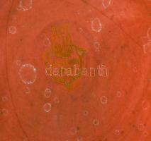 Zsolnay eozin mázas váza, jelzett, hibátlan, m:16,5 cm / Antique Zsolnay eosin vase, perfect conditi...