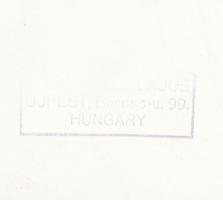 cca 1945-1955 Szabó Lajos: Kora reggeli fények, vintage csendélet, pecséttel jelzett, a szerző hagya...