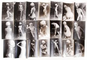 cca 1960-1970 21 db finoman erotikus fénykép / erotic photos, 6x9 cm