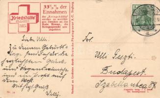 Wilhelm II, Franz Joseph, propaganda (small tear)