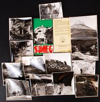 cca 1957-1965 Dr. Kozák Károly régész: A sümegi vár feltárása, 13 db fotó, 9x12 és 11x14 cm-es méretekben