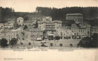 Marianske Lazne, Marienbad; Casinopark und Marienbader Mühle