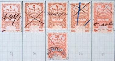 Ausztria okmánybélyeg speciál gyűjtemény a kezdetektől az 1920-as évekig, kb 2.200-2.500 db benne ma...