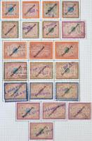 Ausztria okmánybélyeg speciál gyűjtemény a kezdetektől az 1920-as évekig, kb 2.200-2.500 db benne ma...