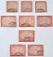 Ausztria okmánybélyeg speciál gyűjtemény a kezdetektől az 1920-as évekig, kb 2.200-2.500 db benne ma...