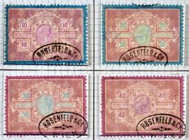 Ausztria okmánybélyeg speciál gyűjtemény a kezdetektől az 1920-as évekig, kb 2.200-2.500 db benne ma...