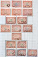 Ausztria okmánybélyeg speciál gyűjtemény a kezdetektől az 1920-as évekig, kb 2.200-2.500 db benne ma...