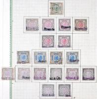 Ausztria okmánybélyeg speciál gyűjtemény a kezdetektől az 1920-as évekig, kb 2.200-2.500 db benne ma...