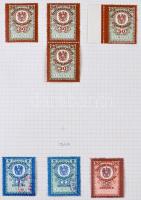 Ausztria okmánybélyeg speciál gyűjtemény a kezdetektől az 1920-as évekig, kb 2.200-2.500 db benne ma...