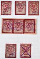 Ausztria okmánybélyeg speciál gyűjtemény a kezdetektől az 1920-as évekig, kb 2.200-2.500 db benne ma...