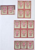 Ausztria okmánybélyeg speciál gyűjtemény a kezdetektől az 1920-as évekig, kb 2.200-2.500 db benne ma...