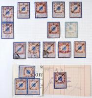 Ausztria okmánybélyeg speciál gyűjtemény a kezdetektől az 1920-as évekig, kb 2.200-2.500 db benne ma...