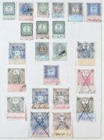 Ausztria okmánybélyeg speciál gyűjtemény a kezdetektől az 1920-as évekig, kb 2.200-2.500 db benne ma...