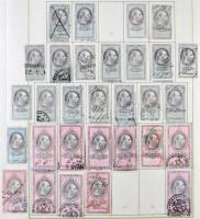 Ausztria okmánybélyeg speciál gyűjtemény a kezdetektől az 1920-as évekig, kb 2.200-2.500 db benne ma...