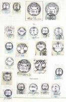 Ausztria okmánybélyeg speciál gyűjtemény a kezdetektől az 1920-as évekig, kb 2.200-2.500 db benne ma...